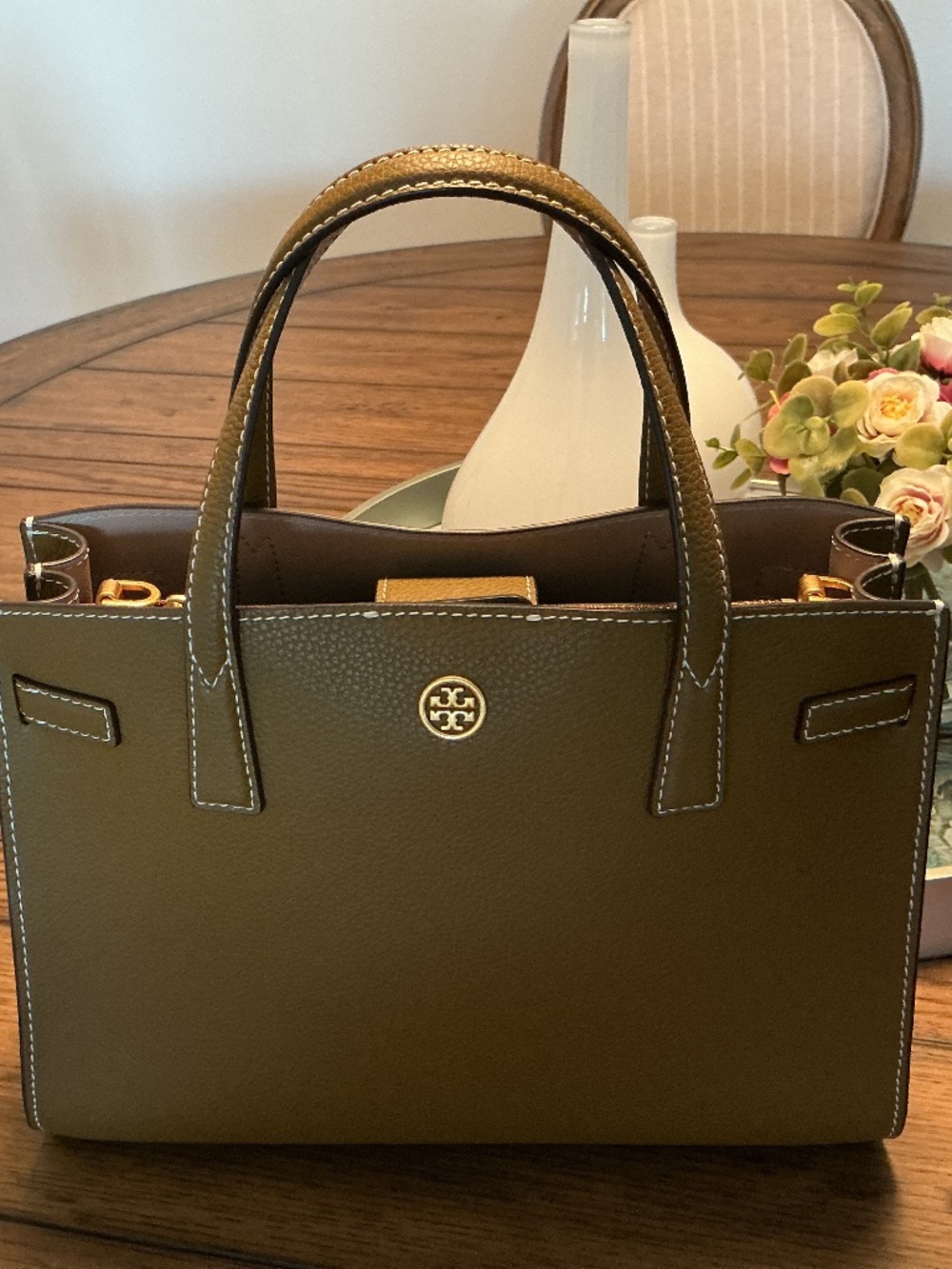 Tory Burch Blake Center Zipper Tote